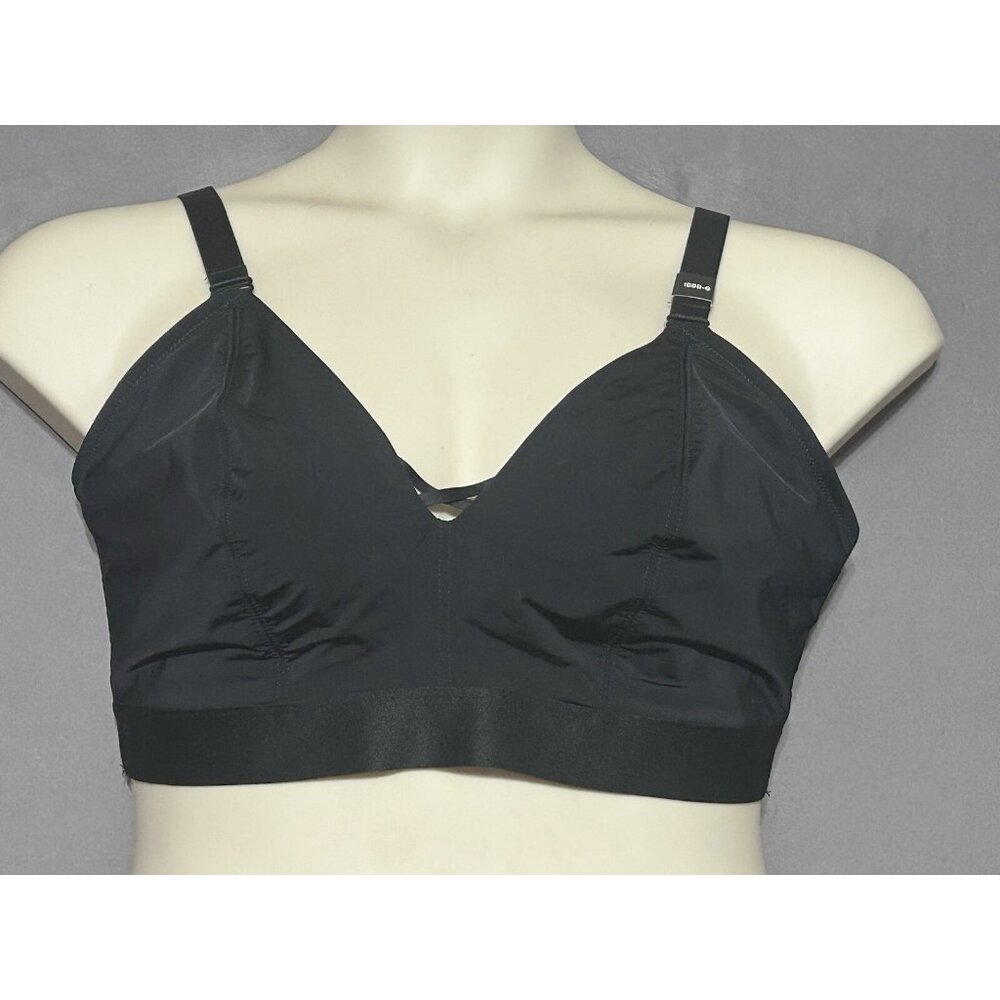 Torrid Curve Unlined Microfiber Support Bralette 1DDD-G  Black Wireless